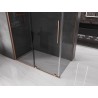 Mexen Velar klizna tuš kabina 160 x 90 cm, grafit, brušena bakar - 871-160-090-41-65