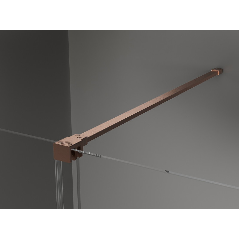 Mexen Velar klizna tuš kabina 160 x 90 cm, grafit, brušena bakar - 871-160-090-41-65