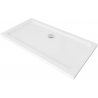 Mexen Flat bac à douche rectangulaire slim 130 x 70 cm, blanc, siphon chromé - 40107013