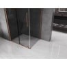 Mexen Velar Duschkabine zum Schieben 150 x 100 cm, Grafit, gebürstetes Kupfer - 871-150-100-41-65