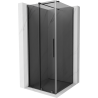 Mexen Velar schuifdouchecabine 100 x 100 cm, grafiet, geborsteld gun grijs - 871-100-100-41-66
