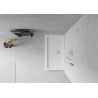 Mexen Flat receveur de douche rectangulaire slim 120 x 70 cm, blanc, siphon chromé - 40107012