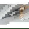 Mexen Flat brodzik prostokątny slim 120 x 100 cm, biały, syfon chrom - 40101012