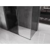 Mexen Velar sliding shower enclosure 150 x 75 cm, graphite, brushed gun gray - 871-150-075-41-66