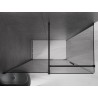 Mexen Velar lükanddušškabiin 150 x 80 cm, grafiit, must - 871-150-080-41-70