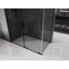Mexen Velar Duschkabine Schiebetür 150 x 85 cm, Graphit, Schwarz - 871-150-085-41-70