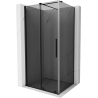 Mexen Velar douchecabine schuifbaar 90 x 80 cm, grafiet, zwart - 871-090-080-41-70