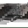 Mexen Velar Duschkabine Schiebetür 120 x 85 cm, Graphit, Schwarz - 871-120-085-41-70