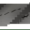 Mexen Velar Duschkabine verschiebbar 120 x 90 cm, graphit, schwarz - 871-120-090-41-70