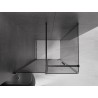 Mexen Velar drsna tuš kabina 120 x 110 cm, grafit, črna - 871-120-110-41-70