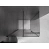 Mexen Velar Duschkabine Schiebetür 120 x 85 cm, Graphit, Schwarz - 871-120-085-41-70
