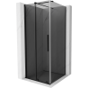 Mexen Velar cabina de ducha corredera 120 x 120 cm, grafito, negro - 871-120-120-41-70