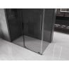 Mexen Velar Sliding Shower Enclosure 130 x 70 cm, Graphite, Gun Metal - 871-130-070-41-95