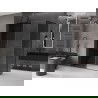 Mexen Velar schuifdouchecabine 140 x 70 cm, grafiet, gun metal - 871-140-070-41-95