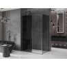 Mexen Velar klizna tuš kabina 160 x 75 cm, grafit, pištolj metal - 871-160-075-41-95