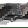 Mexen Velar Schiebetür-Duschkabine 120 x 80 cm, Graphit, Gun Metal - 871-120-080-41-95