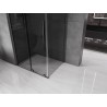 Mexen Velar klizna tuš kabina 110 x 80 cm, grafit, gun metal - 871-110-080-41-95