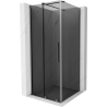 Mexen Velar Duschkabine Schiebetür 90 x 90 cm, Graphit, Gun Metal - 871-090-090-41-95