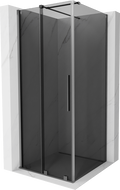 Mexen Velar drsna tuš kabina 100 x 100 cm, grafitna, gun metal - 871-100-100-41-95