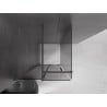 Mexen Velar sliding shower cabin 120 x 120 cm, graphite, gun metal - 871-120-120-41-95