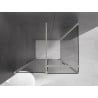 Mexen Velar Duschkabine schiebbar 110 x 85 cm, Graphit, gebürsteter Nickel - 871-110-085-41-97