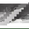 Mexen Velar Duschkabine schiebbar 110 x 120 cm, graphit, gebürsteter Nickel - 871-110-120-41-97