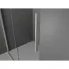 Mexen Velar sliding shower cabin 110 x 120 cm, graphite, brushed nickel - 871-110-120-41-97