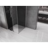 Mexen Velar drsna tuš kabina 120 x 120 cm, grafit, brušen nikel - 871-120-120-41-97