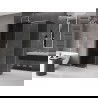 Mexen Velar schuifdouchecabine 140 x 70 cm, grafiet, geborsteld nikkel - 871-140-070-41-97