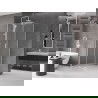 Mexen Velar schuifbare douchecabine 100 x 100 cm, matglas, wit - 871-100-100-31-20