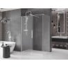 Mexen Velar sliding shower cubicle 140 x 85 cm, frost, white - 871-140-085-31-20