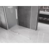 Mexen Velar sliding shower cubicle 140 x 85 cm, frost, white - 871-140-085-31-20