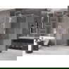 Mexen Velar Duschkabine verschiebbar 150 x 75 cm, gefrostet, weiß - 871-150-075-31-20