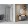 Mexen Rio cabine de douche carrée 70 x 70 cm, transparent, chrome - 860-070-070-01-00