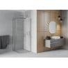 Mexen Rio cabine de douche carrée 70 x 70 cm, transparent, chrome - 860-070-070-01-00