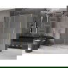 Mexen Velar Duschkabine Schiebetür 150 x 75 cm, mattiert, gold - 871-150-075-31-50