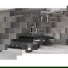 Mexen Velar Duschkabine, Schiebetür, 150 x 90 cm, satiniert, gold - 871-150-090-31-50