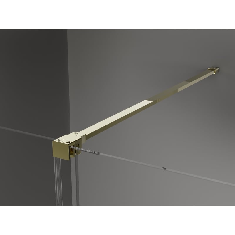 Mexen Velar lükand dušinurk 150 x 75 cm, jäätunud, kuldne - 871-150-075-31-50