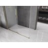 Mexen Velar sliding shower enclosure 150 x 90 cm, frosted, gold - 871-150-090-31-50
