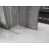 Mexen Velar kabina prysznicowa rozsuwana 100 x 100 cm, szron, złota - 871-100-100-31-50
