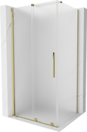 Mexen Velar cabine de duche deslizante 150 x 100 cm, vidro fosco, dourado - 871-150-100-31-50