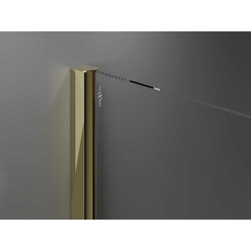 Mexen Velar liuguks dušinurk 130 x 80 cm, matt, kuldne - 871-130-080-31-50