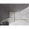 Mexen Velar drsna tuš kabina 160 x 75 cm, mat, zlata - 871-160-075-31-50
