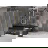 Mexen Velar Duschkabine Schiebe 90 x 70 cm, Frost, Gold gebürstet - 871-090-070-31-55