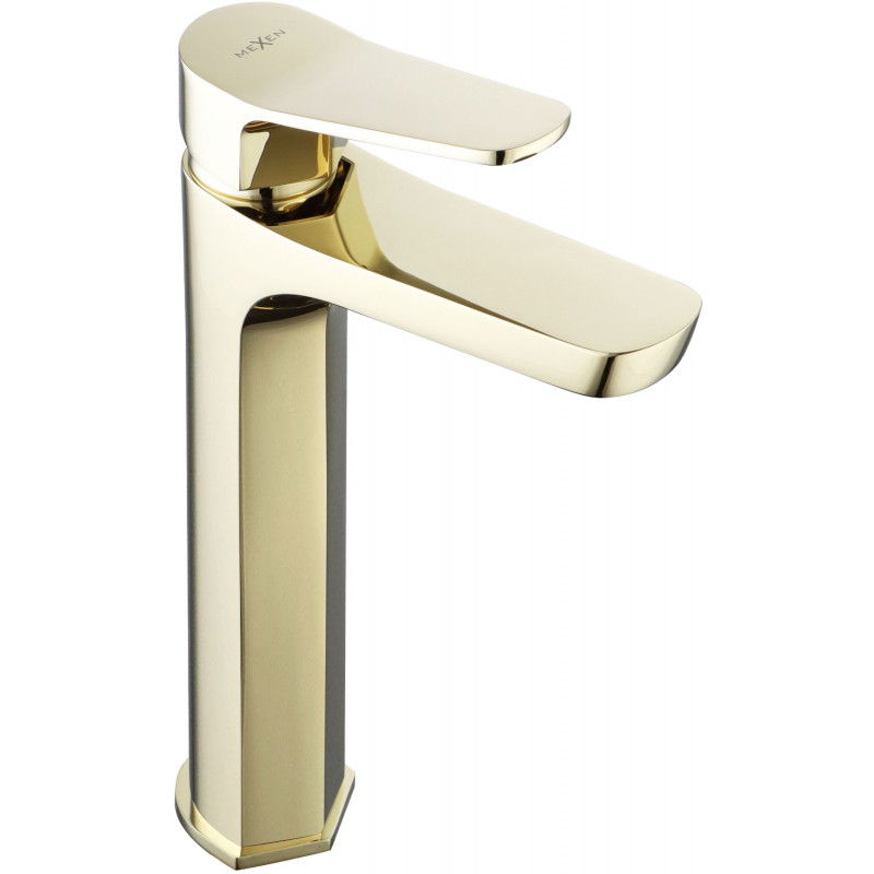 Mexen Lerma high bathroom tap, gold - 74310-50