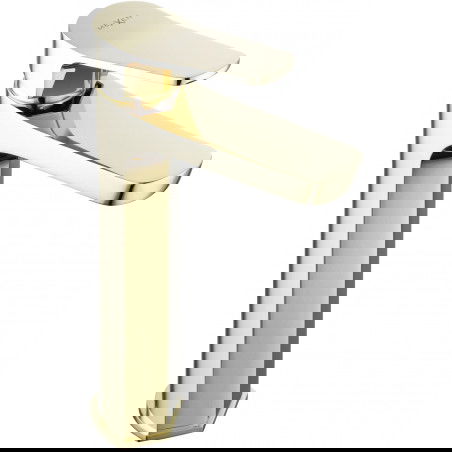 Mexen Lerma hoge wastafelkraan, goud - 74310-50