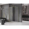 Mexen Velar cabine de douche coulissante 120 x 90 cm, dépoli, or brossé - 871-120-090-31-55