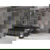 Mexen Velar douchecabine schuifdeur 140 x 70 cm, matglas, geborsteld goud - 871-140-070-31-55