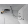 Mexen Rio Halbrunde Duschkabine 70 x 70 cm, transparent, Chrom - 863-070-070-01-00