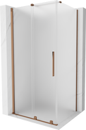 Mexen Velar kabina prysznicowa rozsuwana 100 x 80 cm, szron, różowe złoto - 871-100-080-31-60